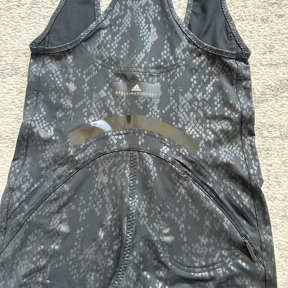 NWT  Adidas x Stella McCartney Bodysuit All-In-One Black Snake Print S - Picture 10 of 13
